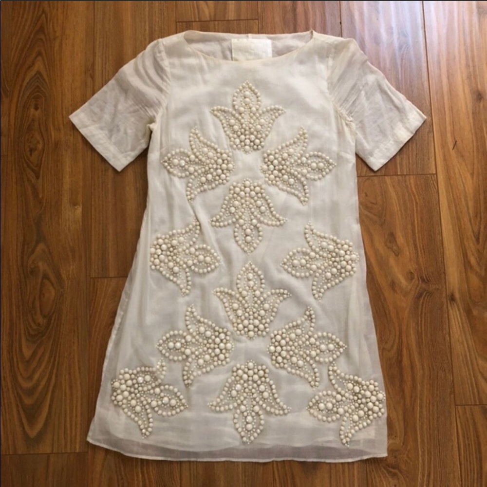Karta Beaded Mini Dress